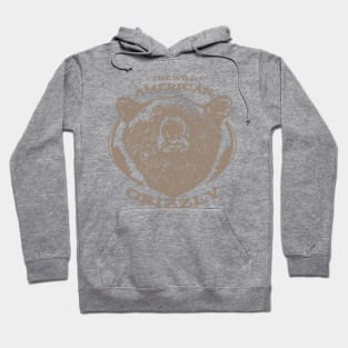 The wild american grizzly bear Hoodie